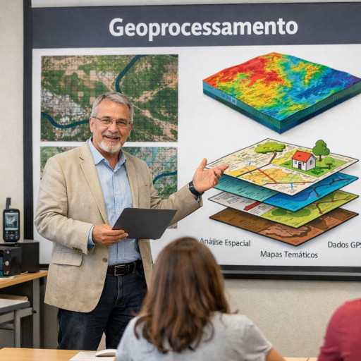 Imagem ilustrativa do curso de Geoprocessamento
